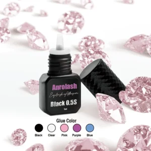 Luxury Black Mini Eyelash Extension Glue – Waterproof, Sweatproof & Long-Lasting Adhesive (5ml/10ml/15ml Options)