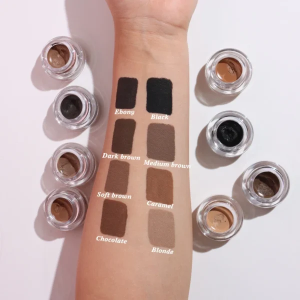 Waterproof Brow Cream Eyebrow Pomade – Long Lasting, Smudge-Proof, Vegan Formula - Image 2