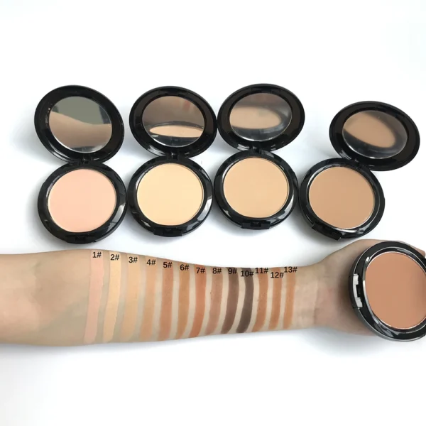 Full Coverage Powder Mineral Foundation – Oil Control, Long-Lasting Pressed Compact - Image 6