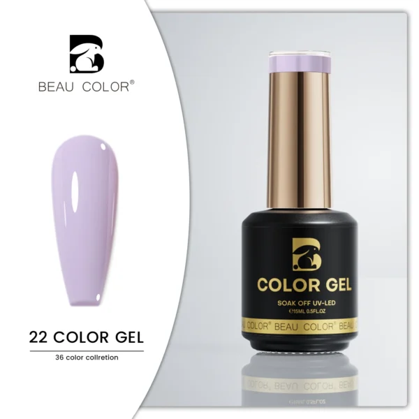Beau Color 36-Color High-Pigment Gel Nail Polish Collection – Nude, Pink & Seasonal Shades (9ml Bottles) - Image 31