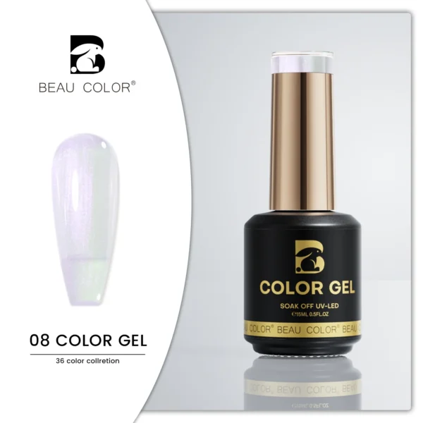 Beau Color 36-Color High-Pigment Gel Nail Polish Collection – Nude, Pink & Seasonal Shades (9ml Bottles) - Image 37