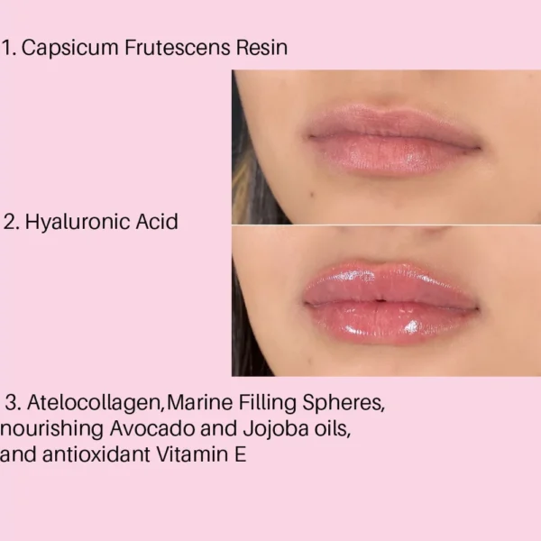 Instant Volumizing Lip Plumper Gloss – Hydrating & Long-Lasting Shine (2.8ml) - Image 5