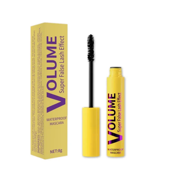 Organic Curling & Volumizing Waterproof Mascara – Long-Lasting Bubble Fiber Formula - Image 6