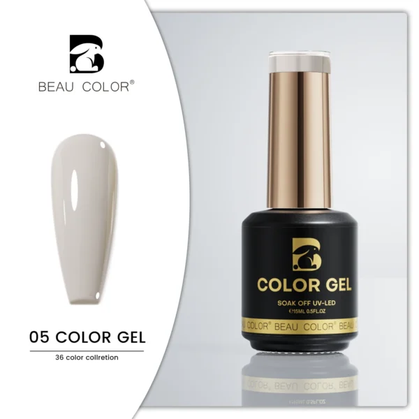 Beau Color 36-Color High-Pigment Gel Nail Polish Collection – Nude, Pink & Seasonal Shades (9ml Bottles) - Image 38