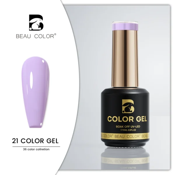 Beau Color 36-Color High-Pigment Gel Nail Polish Collection – Nude, Pink & Seasonal Shades (9ml Bottles) - Image 30