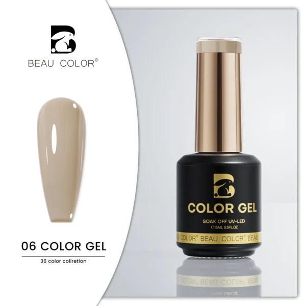Beau Color 36-Color High-Pigment Gel Nail Polish Collection – Nude, Pink & Seasonal Shades (9ml Bottles) - Image 39
