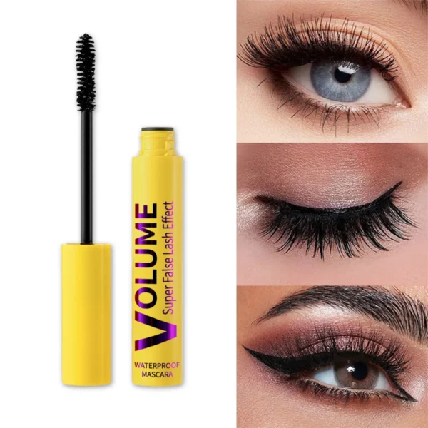 Organic Curling & Volumizing Waterproof Mascara – Long-Lasting Bubble Fiber Formula - Image 7