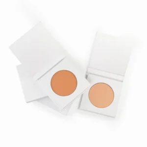 Mini Waterproof Matte Translucent Bronzer Press Powder Compact