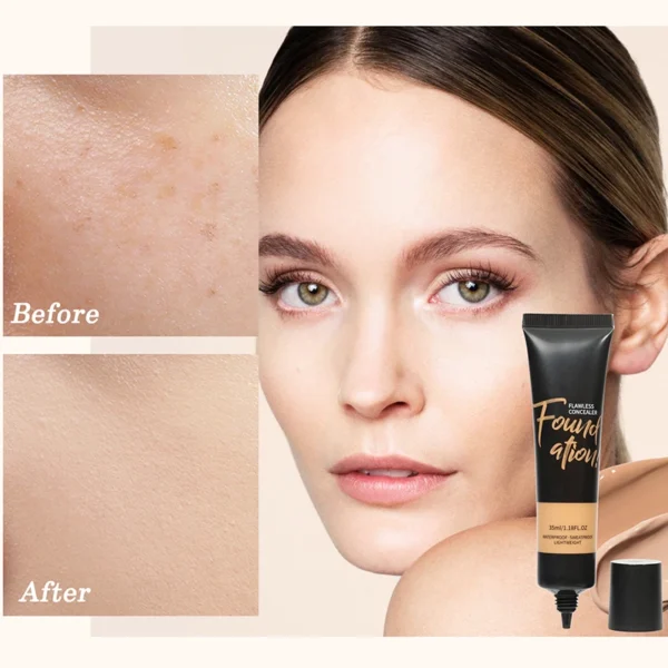 Full Coverage Liquid Matte Foundation Stick – Lightweight, Waterproof & Long-Lasting Face Makeup (Cruelty-Free) - Image 6