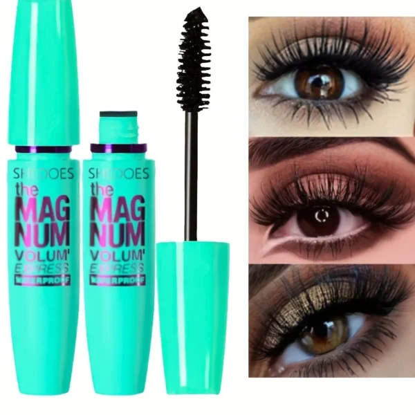 4D Black Mascara Thickening, Lengthening, Curling, Waterproof Liquid Fiber Mascara - Image 6